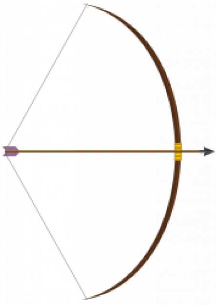 443x626 Bow With Arrow Vector Free Download