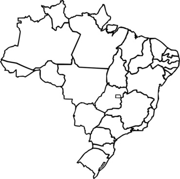370x368 Brazil Map Vector Free Vector Download (2,575 Free Vector) For