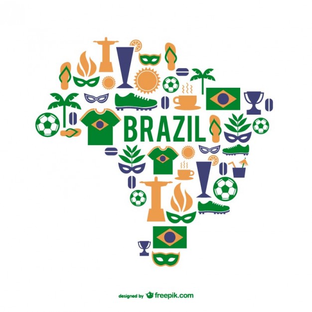 626x626 Brazil Elements And Map Vector Free Download