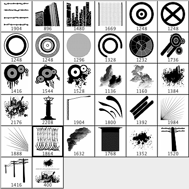 386x387 Urban Designs Vectors Brushes