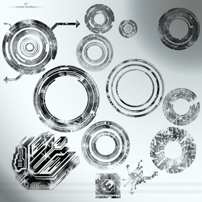 700x700 Vector Brushes By Equilerex