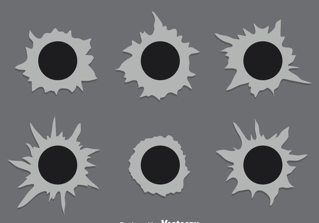 632x443 Metal Bullet Holes Free Vector Pack Free Vector Download 328741