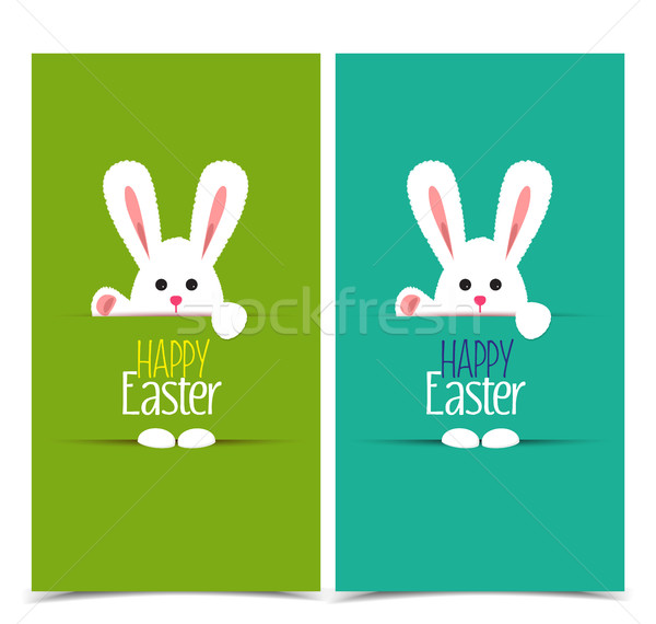 600x570 Vector Easter Bunny Vector Illustration Miroslava Hlavacova
