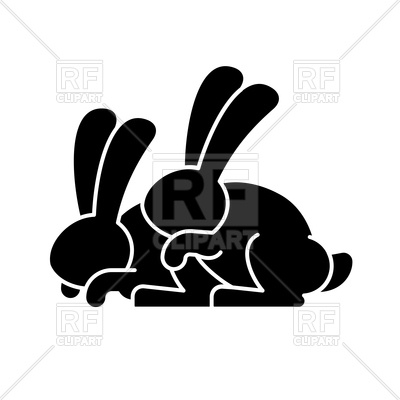 400x400 Bunny Sex Icon Vector Image Vector Artwork Of Plants And Animals
