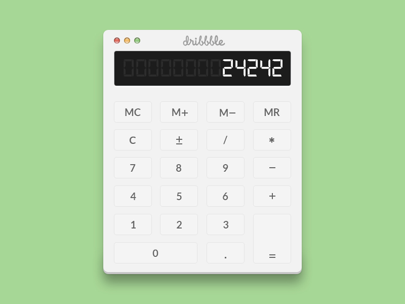 800x600 Simple Calculator Psd Free Vector Graphic Download