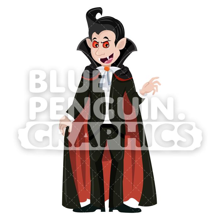 700x700 Scary Halloween Characters Vector Cartoon Clipart Illustration
