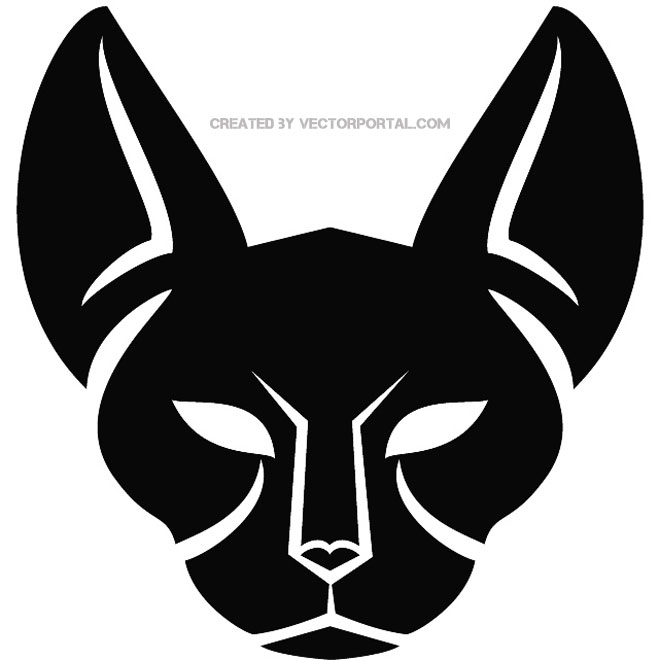 Vector Cat Head