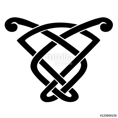 500x500 Isolated Vectors Celtic Knots For Design. Stock Image And Royalty
