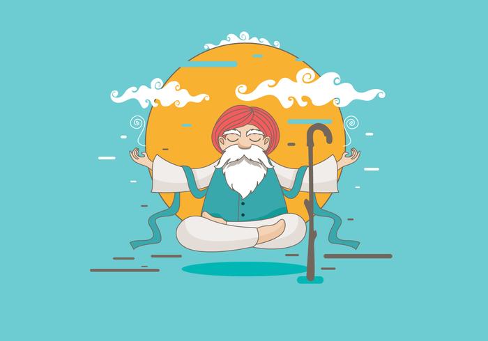 700x490 Guru Vector Character
