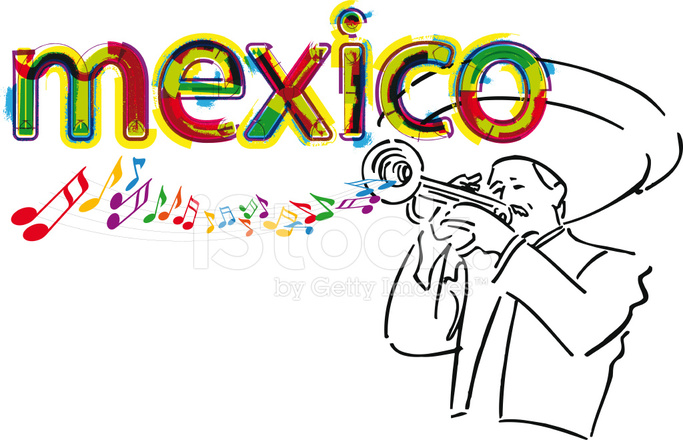 683x440 Mexican Vector Illustration Stock Vector
