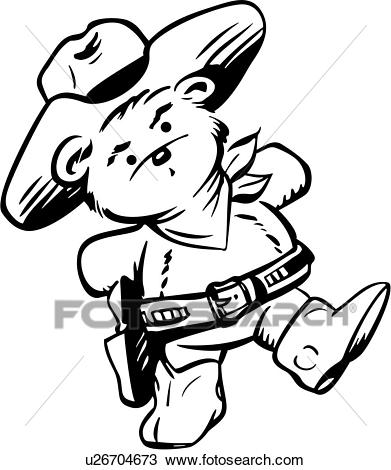 391x470 Teddy Bear Clipart Cowboy