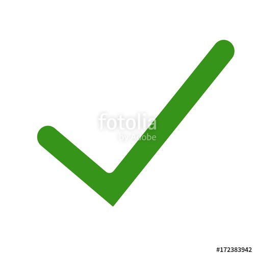 500x500 Checkmark Flat Icon. Stock Image And Royalty Free Vector Files On