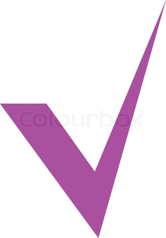 558x800 Vector Illustration Of A Of A Colorful Checkmark Stock Vector