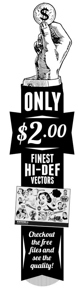 282x965 Free Vectors Free Retro Vectors