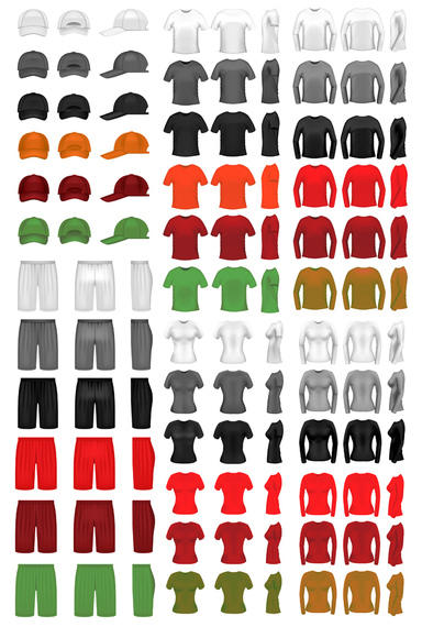 384x570 Clothing Templates