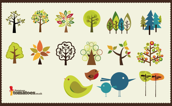 600x370 Free Free Tree Vector Collection Psd Files, Vectors Amp Graphics