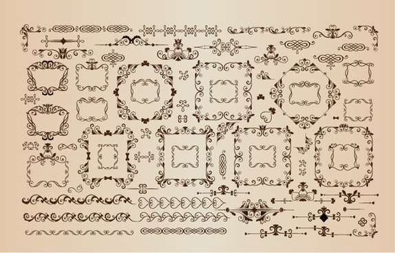 574x368 Vector Collection Decorative Design Elements Png Images