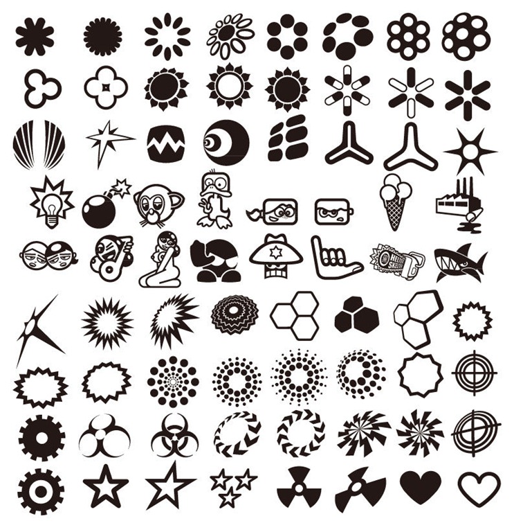 743x768 Vector Design Elements Collection Free Vector Graphics All