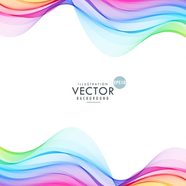 626x626 Background With Wavy Colored Lines Vector Free Download