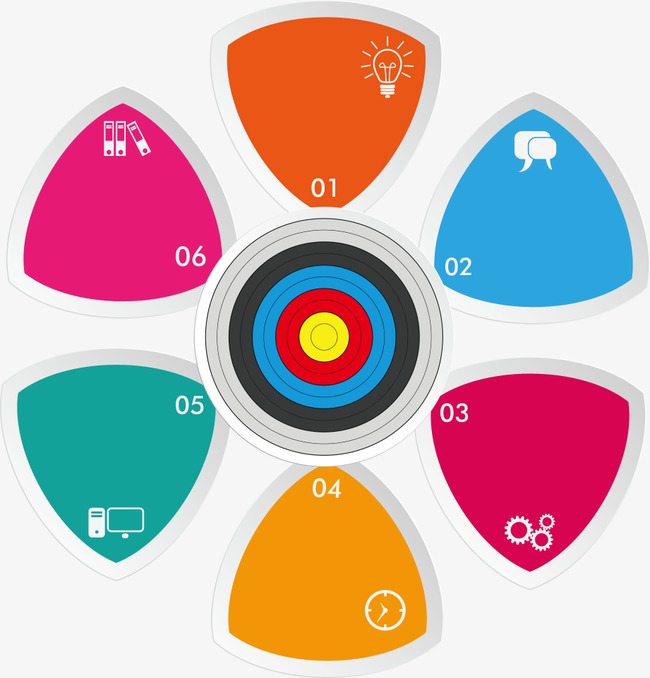 650x678 Vector Color Chart Fan Shaped Information, Color Vector, Chart