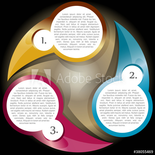 500x500 Vector Color Chart Background With Three Levels