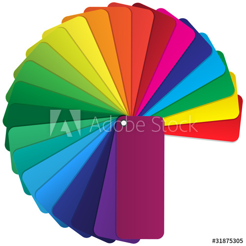 500x500 Vector Color Chart