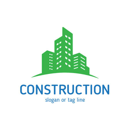450x450 Construction Company Logo Templates Vector Free Download