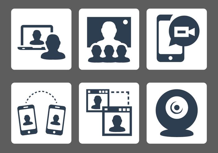 700x490 Free Video Conference Vector