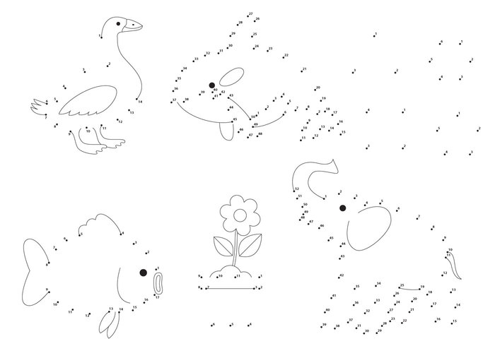700x490 Free Vector Connect The Points For Kids