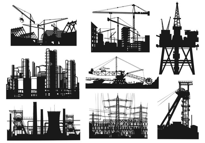 700x490 Urban Construction Vector Pack