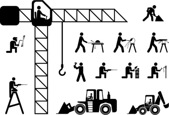 543x368 Construction Workers Vectors Free Vector Download (863 Free Vector