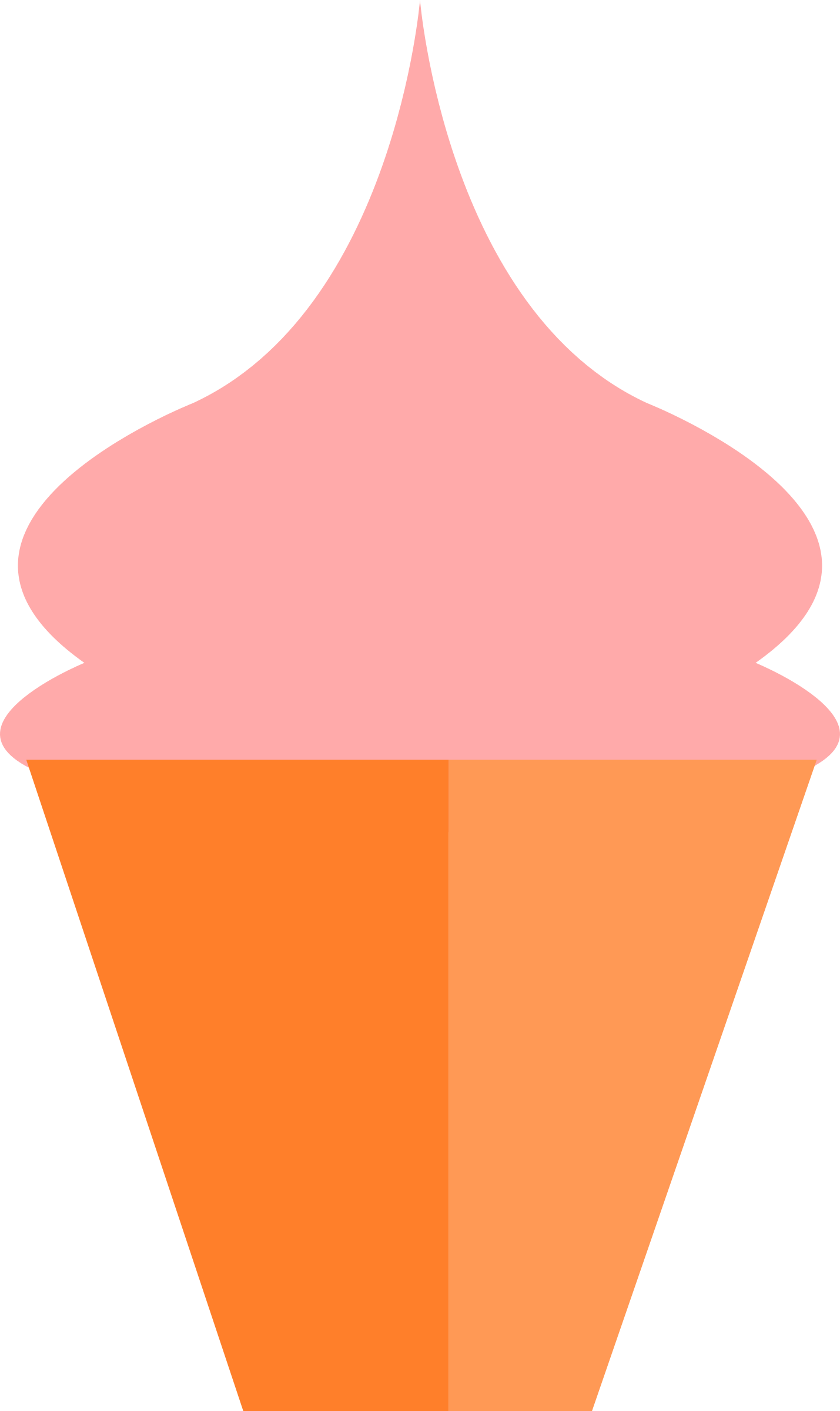 1429x2400 Pink Ice Cream Vector Clipart Image