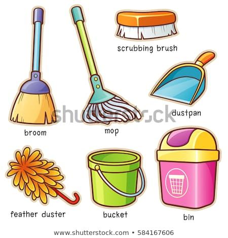 450x470 Descubra Vector Illustration Of Cartoon Cleaning Supplier