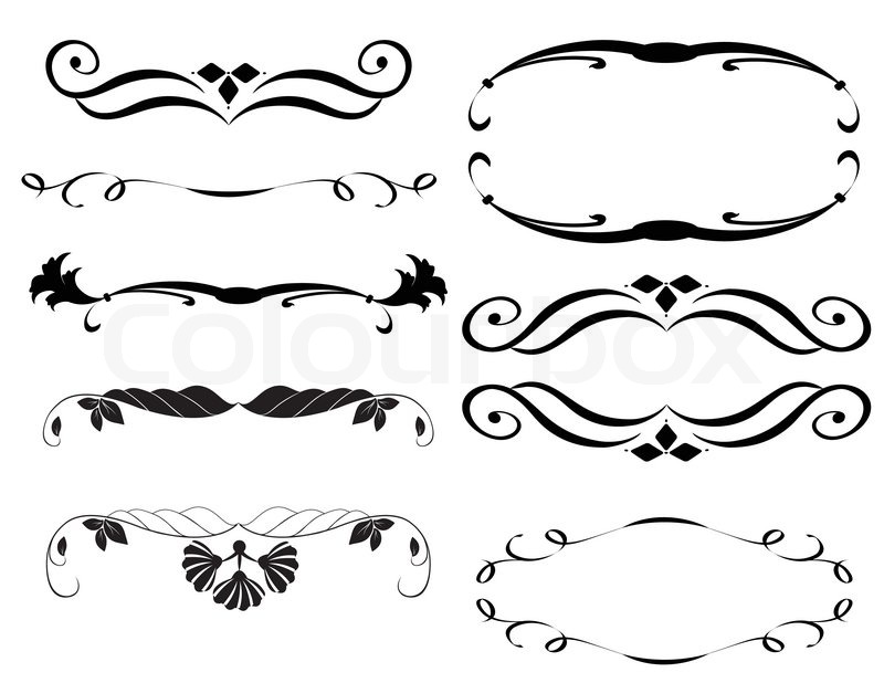 800x618 Vector Design Elements Stock Vector Colourbox