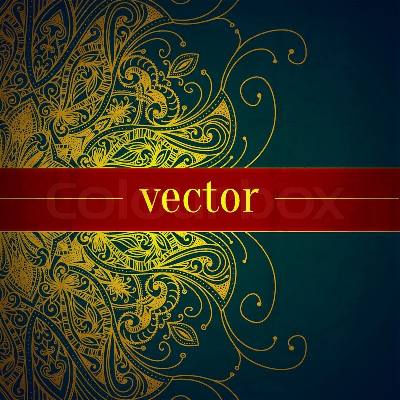 800x800 Tribal Vintage Vector Background. Floral Banner. Can Be Used For