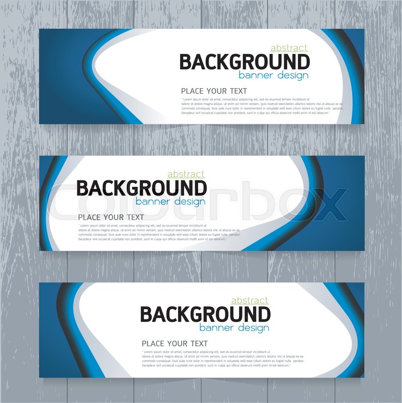 799x800 Vector Background Banner Collection Horizontal Business Set