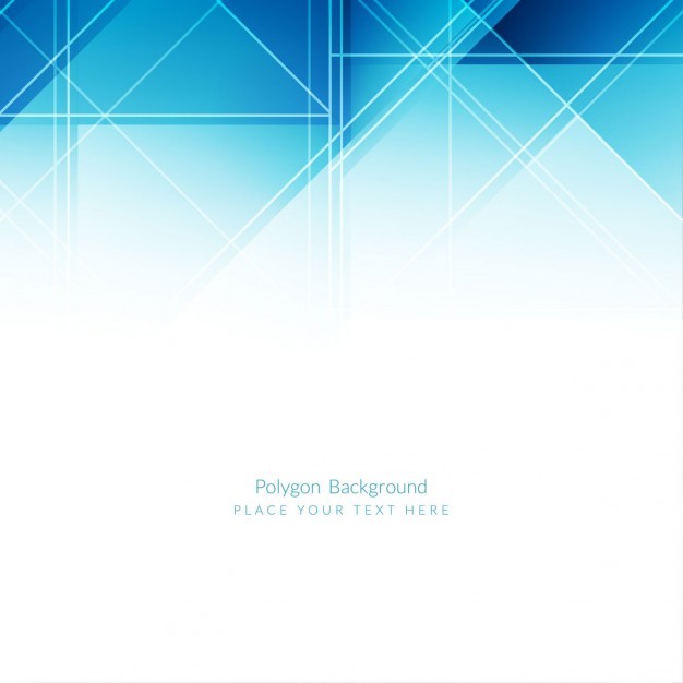 626x626 Ai] Modern Blue Polygons Background Design Vector Free Download
