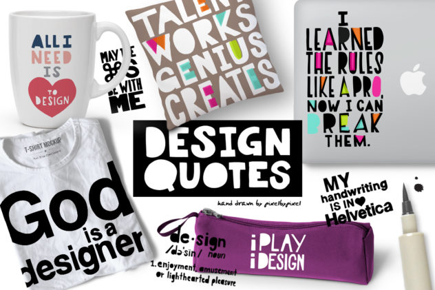 632x421 Hand Drawn Design Quotes Vector Pixelcolours