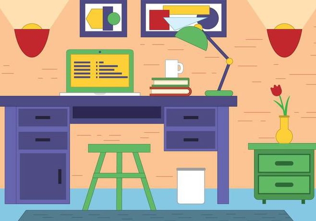 632x443 Free Vector Designer Room Free Vector Download 395809 Cannypic