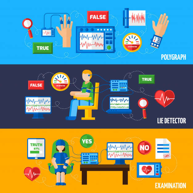 626x626 Lie Detector Banners Vector Free Download
