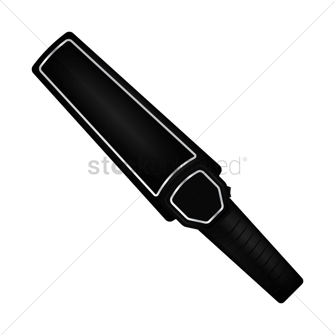 1300x1300 Metal Detector Vector Image