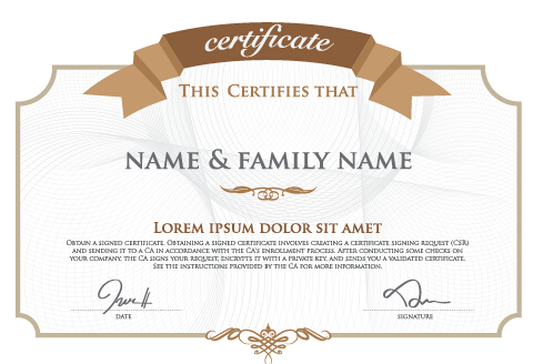 480x328 Light Color Certificate And Diploma Creative Template Vector 05