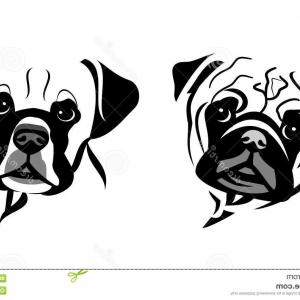 300x300 Photostock Vector Dog Sketch Vector Graphics In Black And White