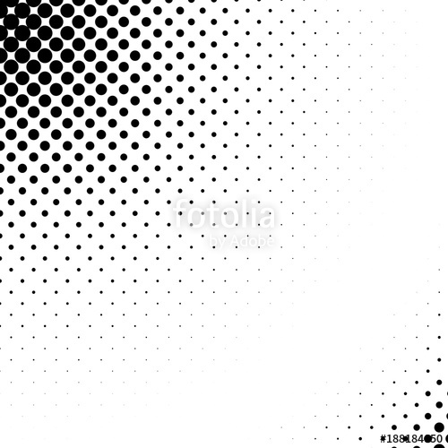 500x500 Vector Abstract Dotted Halftone Template Background. Pop Art