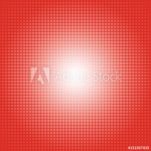 500x500 Vector Dot Gradient Red Halftone Pattern Abstract Background