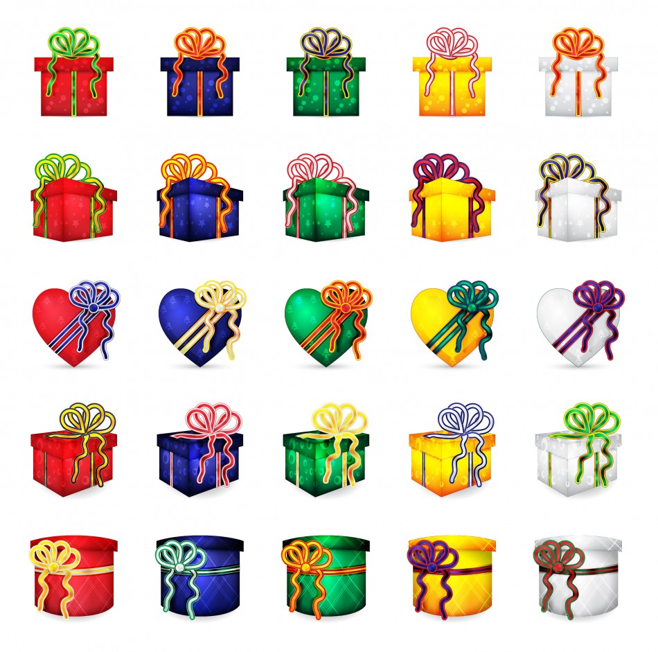 950x941 Christmas Presents Vector Download My Downloadables