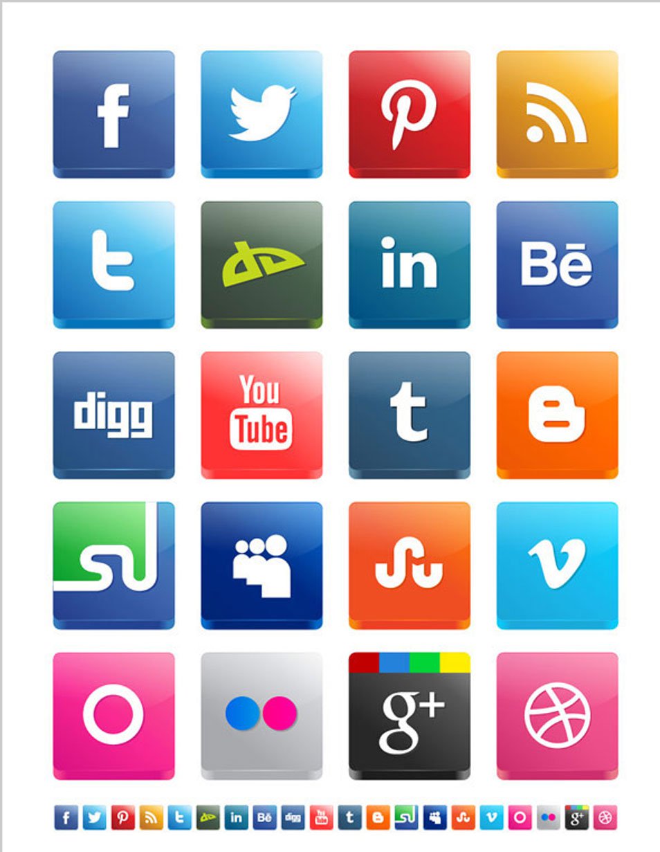 954x1231 Best Free Social Media Icon Sets Free Icon Sets