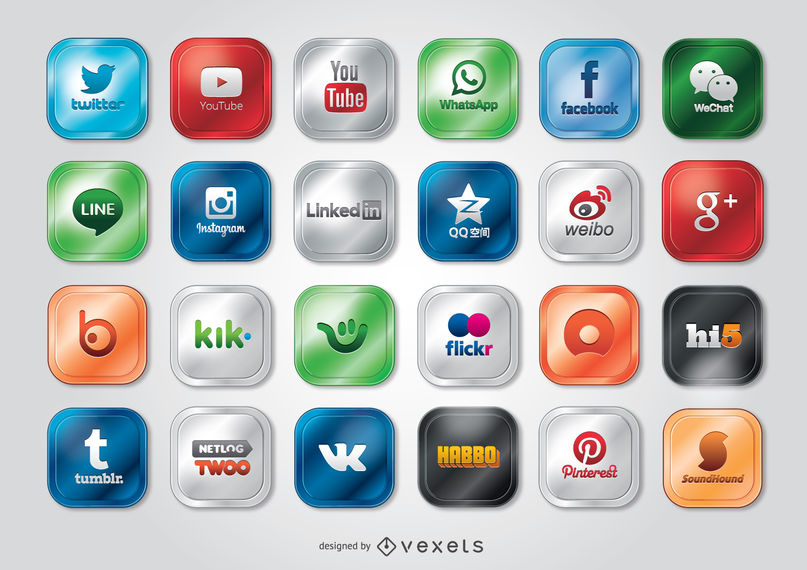 807x570 Social Media Sites And Apps Icons And Logos