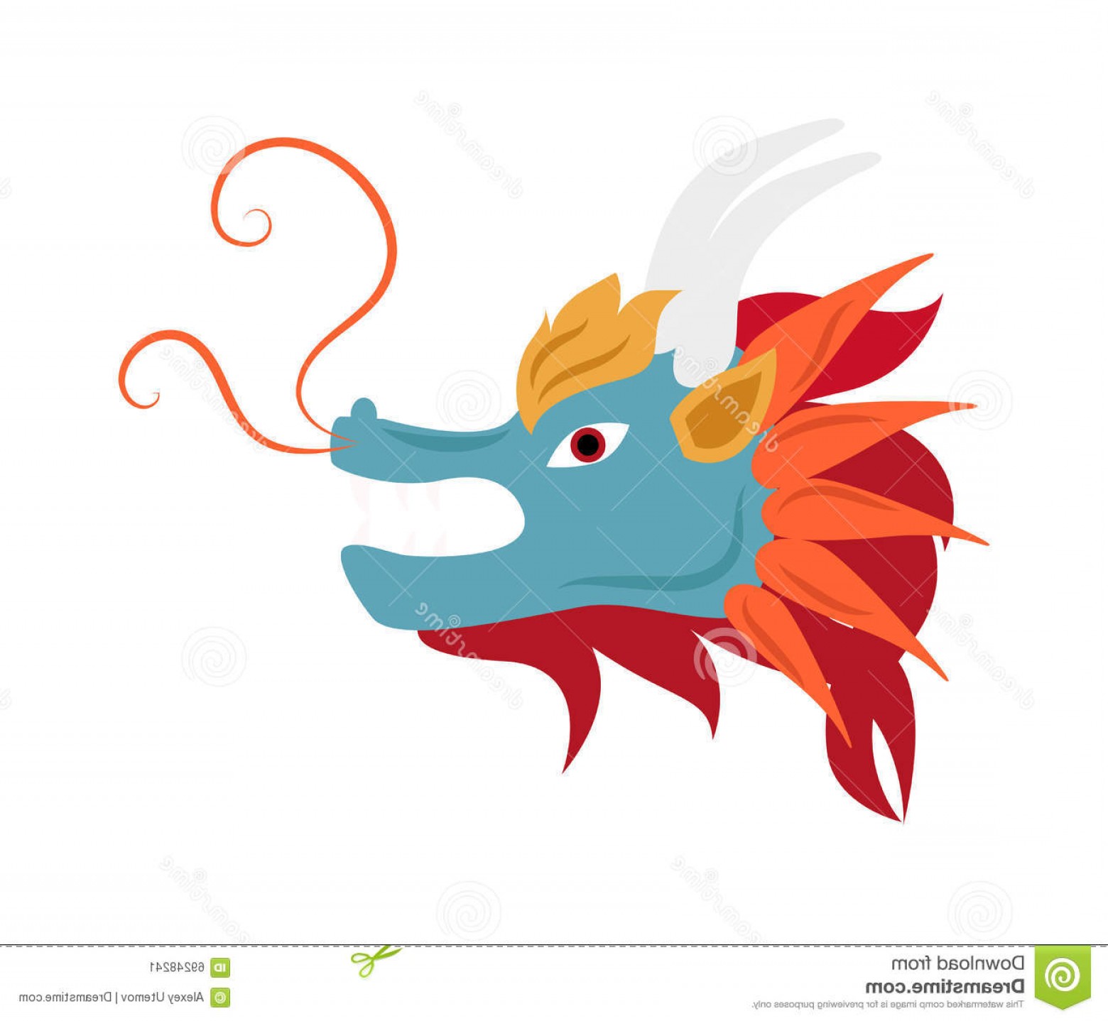 1560x1438 Simple Chinese Dragon Head Vector Arenawp