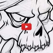 220x220 Adobe Illustrator Tutorial How To Draw A Vector Pirate Skull